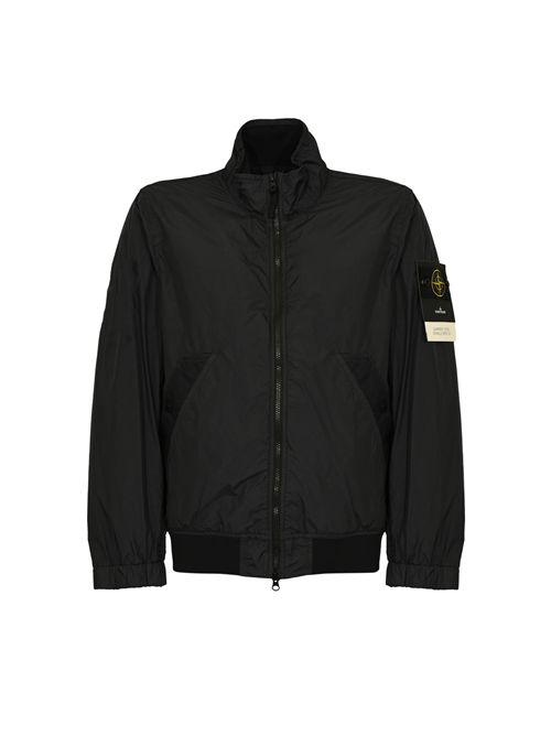 Giacca antigoccia 4100111 in nylon con colletto in reps Navy blue STONE ISLAND | 4100111S0A23V0020